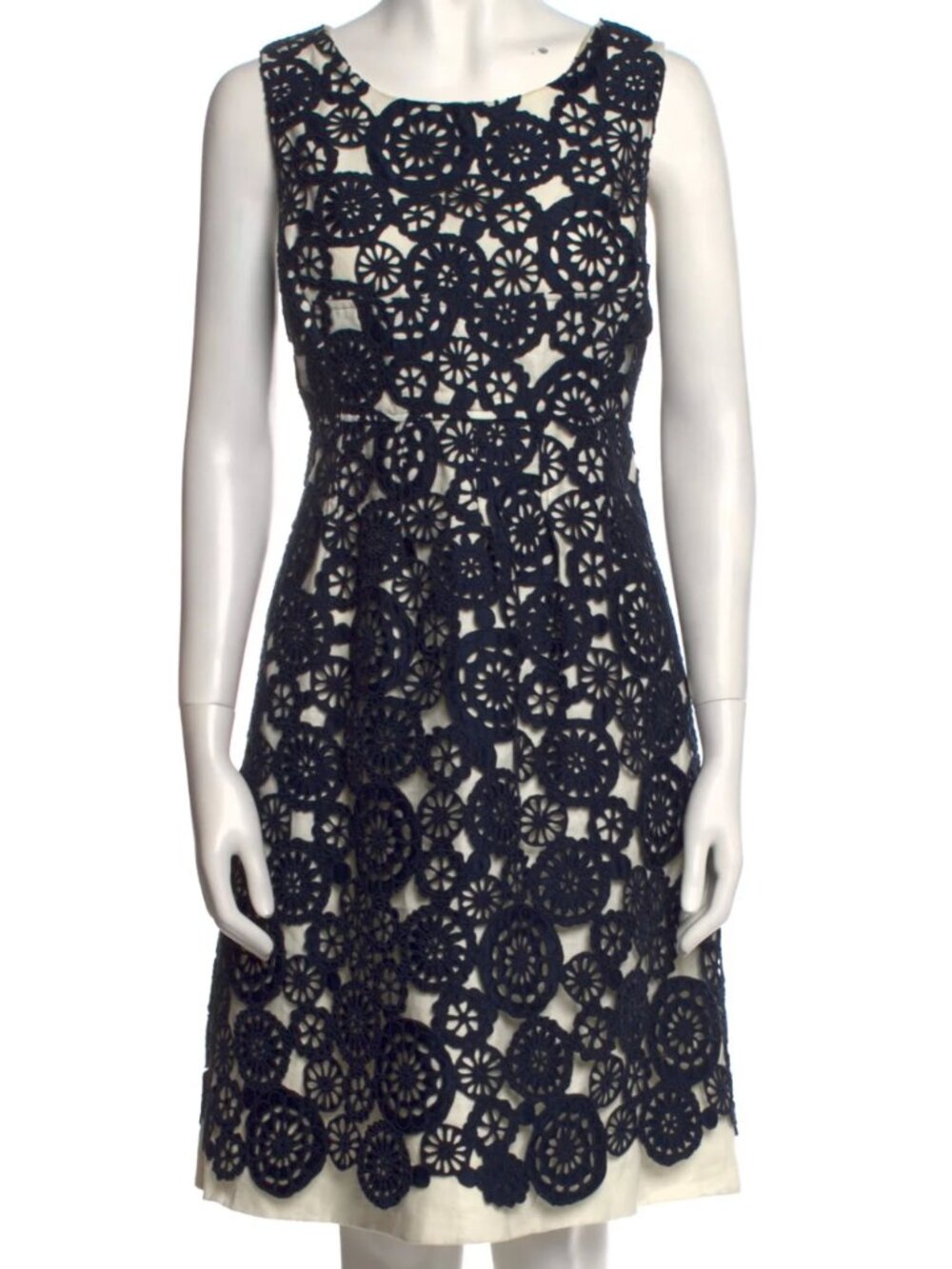 Lela Rose  Floral Print Knee-Length Dress Estimate Medium UK 6 $1595